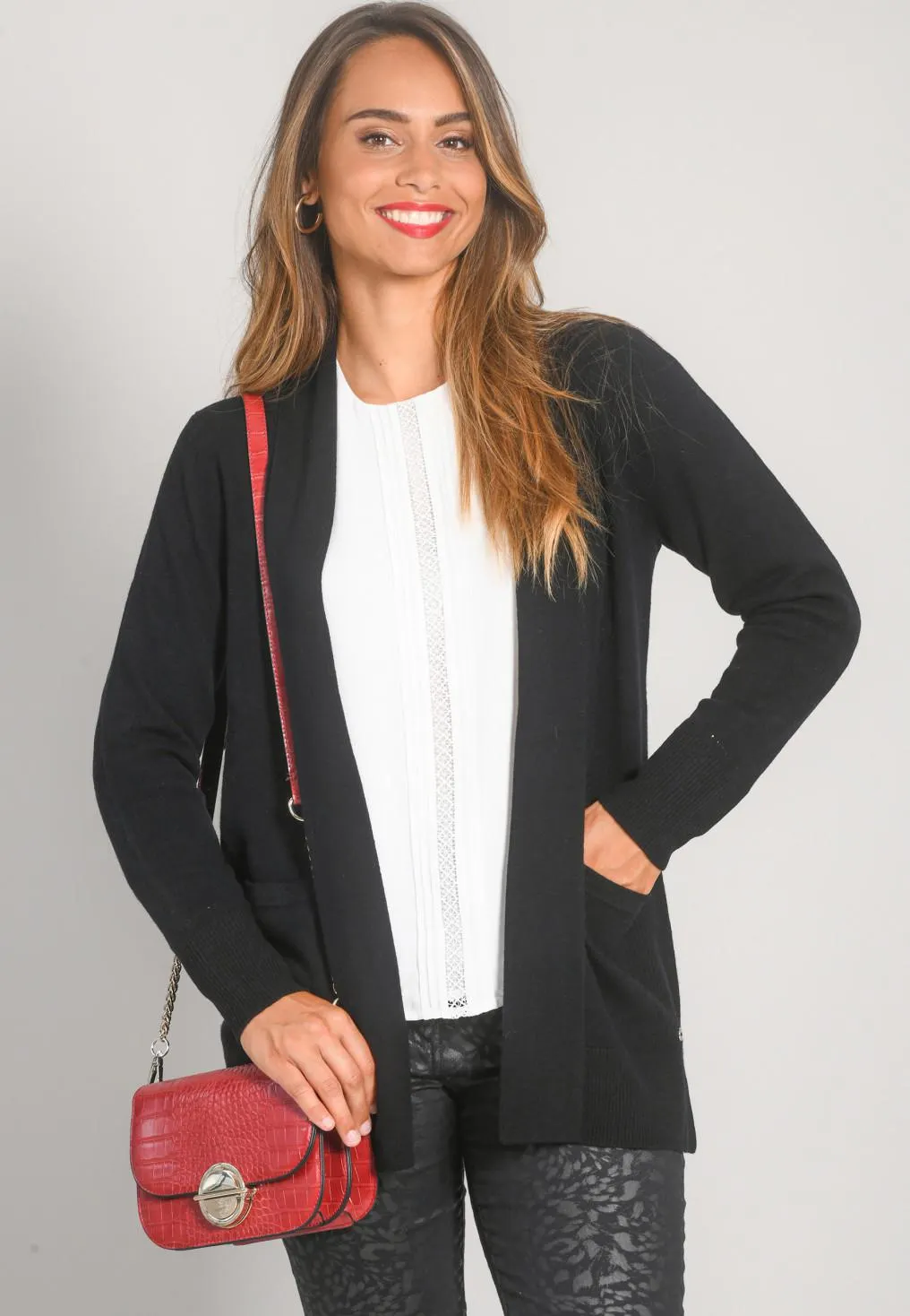 CABARA - GILET - NOIR