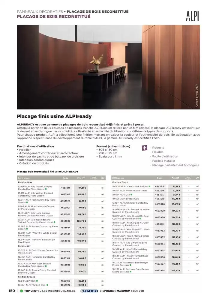 Catalogue 2025 Agenceurs du 25 avril au 31 décembre 2025 - Catalogue page 150