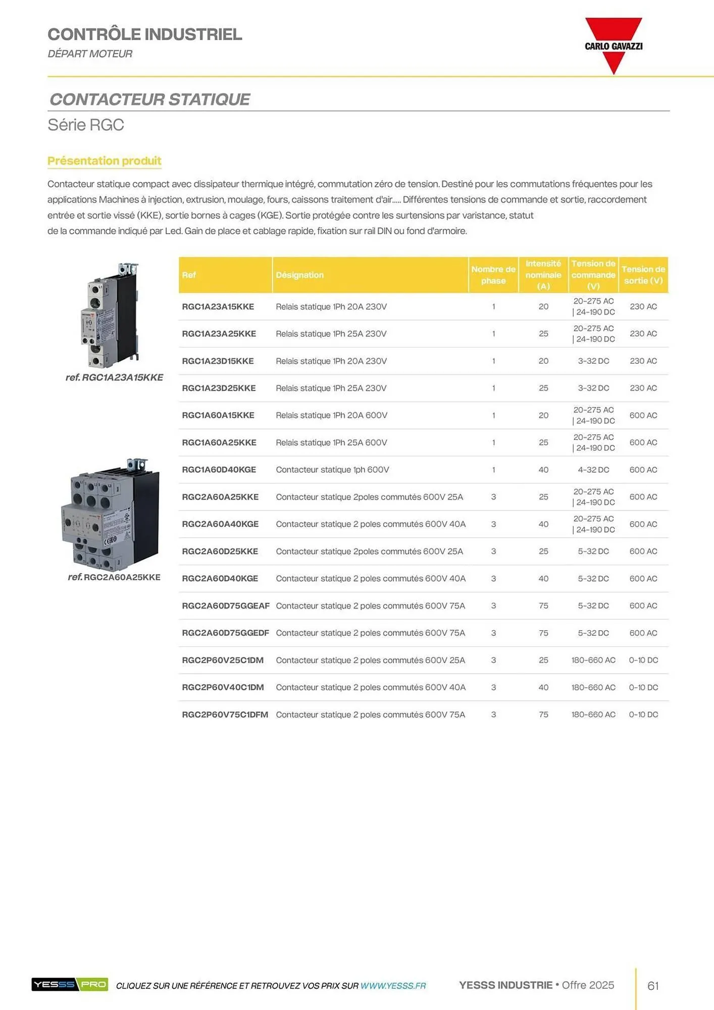 Catalogue Yesss electrique du 28 janvier au 31 décembre 2025 - Catalogue page 63