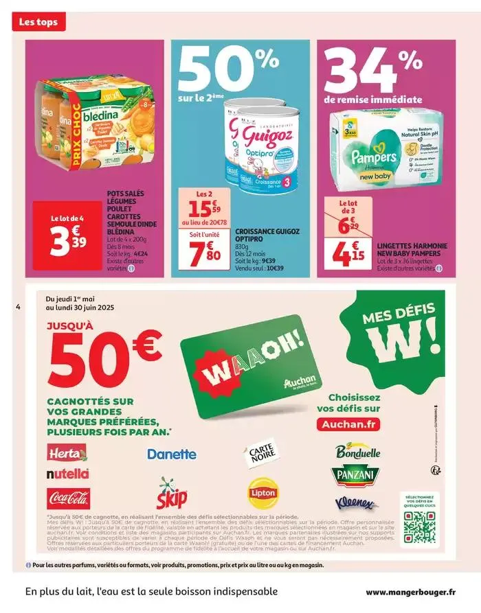 Des prix aussi bas, c'est le top du 29 avril au 11 mai 2025 - Catalogue page 4