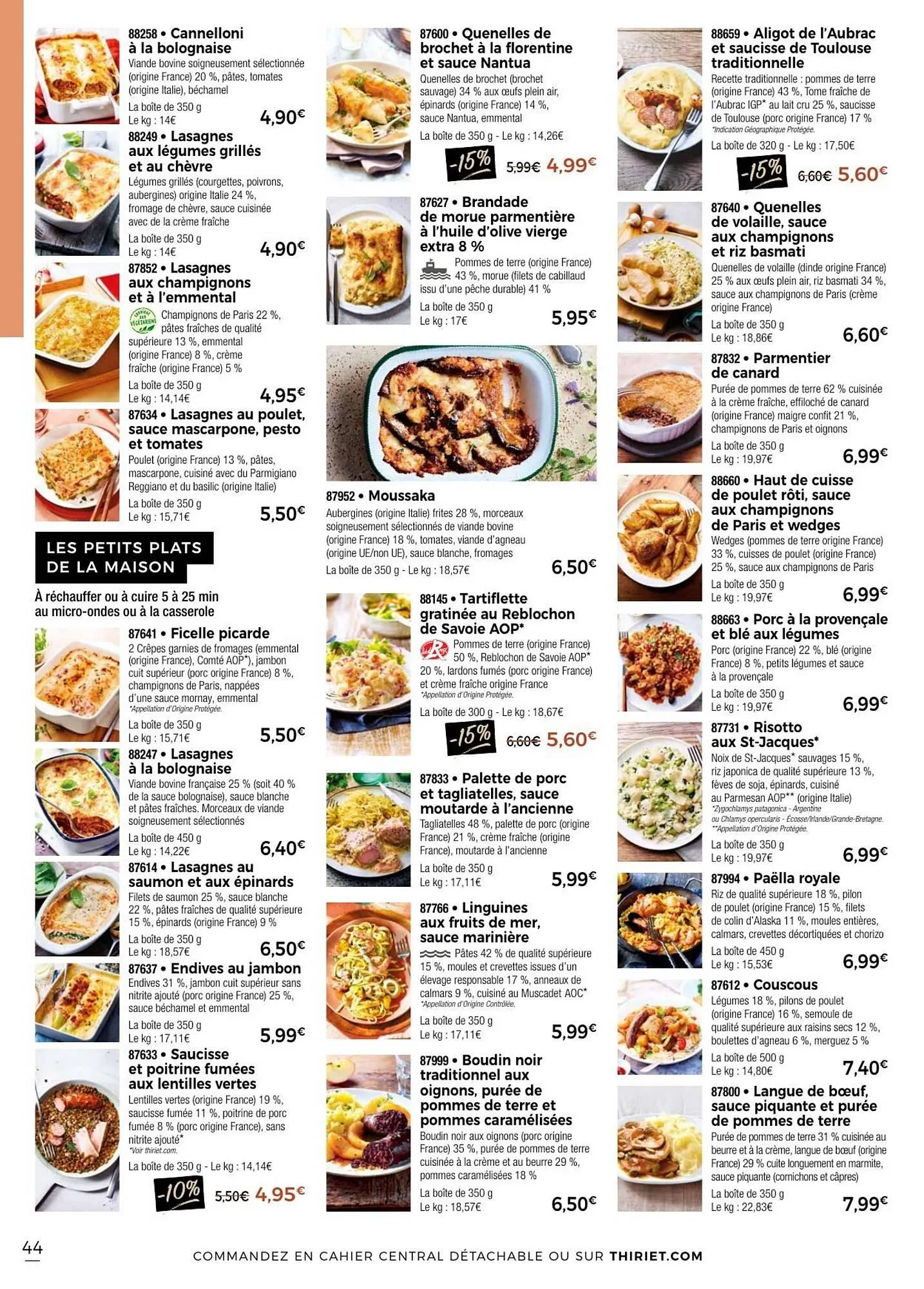 Catalogue Thiriet du 1 janvier au 30 janvier 2026 - Catalogue page 44
