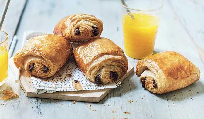 6 pains au chocolat, pur beurre