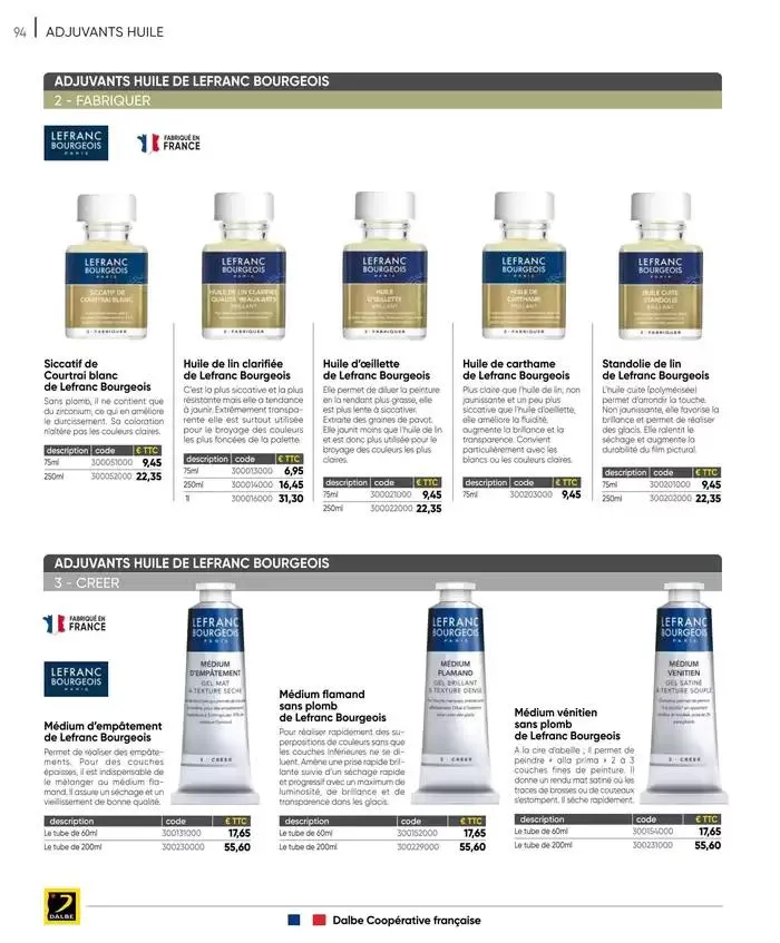 CATALOGUE DALBE 2025 du 27 janvier au 31 décembre 2025 - Catalogue page 96