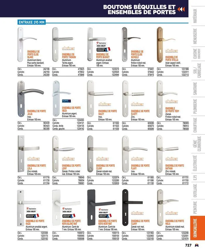 Guide produits 2024 du 15 mars au 31 décembre 2024 - Catalogue page 727