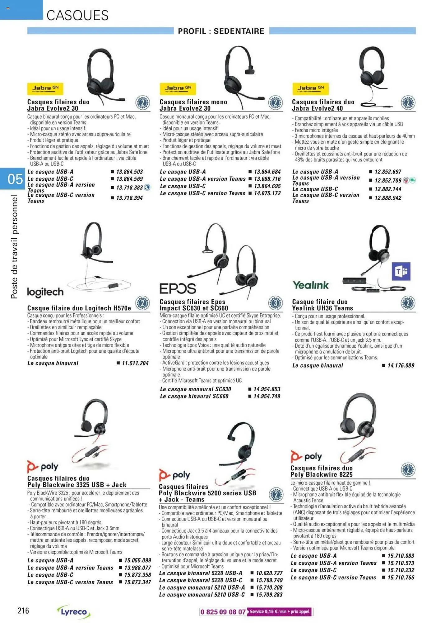 Catalogue Lyreco du 15 mai au 31 décembre 2023 - Catalogue page 216