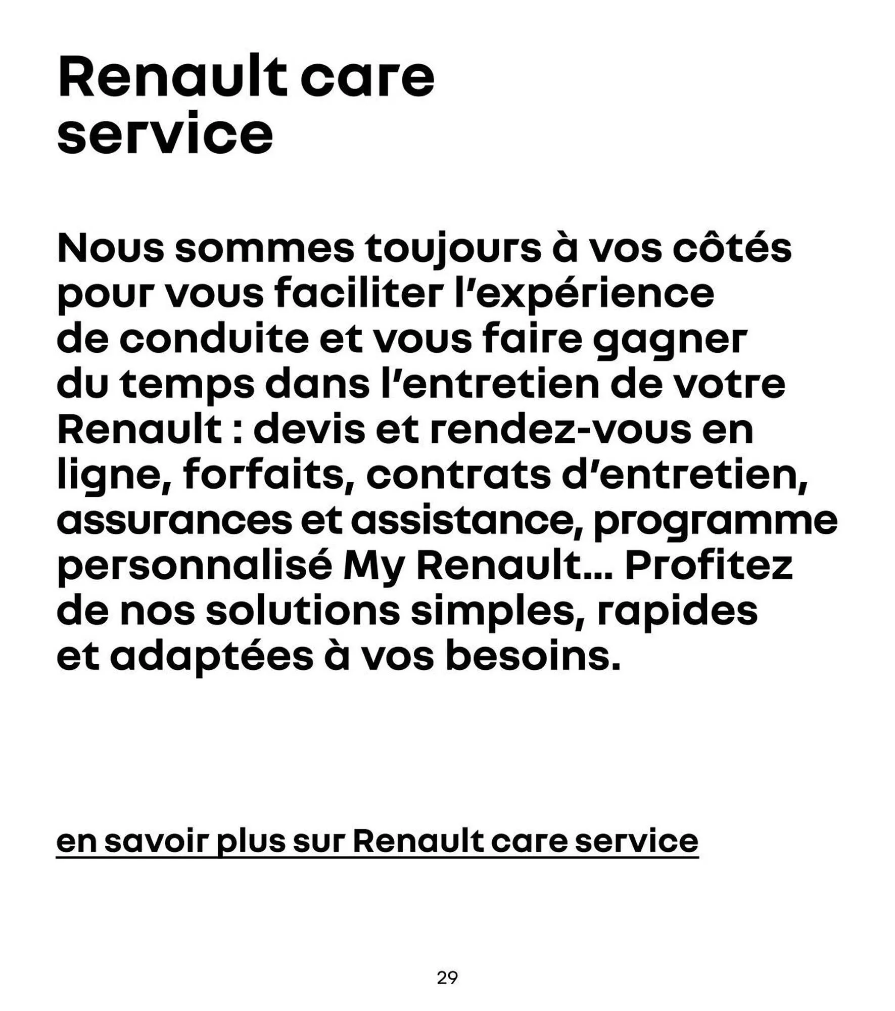 Catalogue Renault du 7 janvier au 7 janvier 2026 - Catalogue page 29