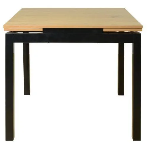Table BABETTE Imitation chêne / Noir