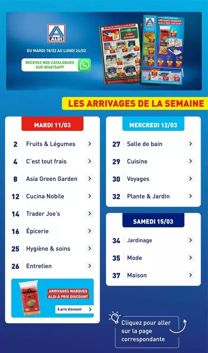 Arrivages marques Aldi à prix discount du 18 mars au 24 mars 2025 - Catalogue page 3