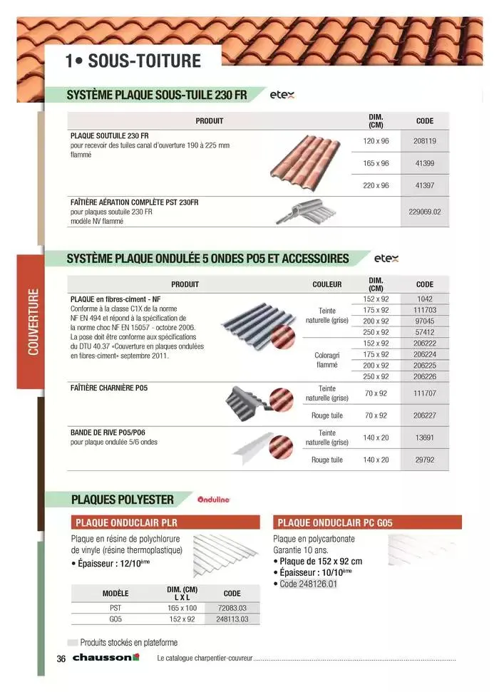 CHARPENTIER-COUVREUR 2025 du 1 janvier au 31 décembre 2025 - Catalogue page 8
