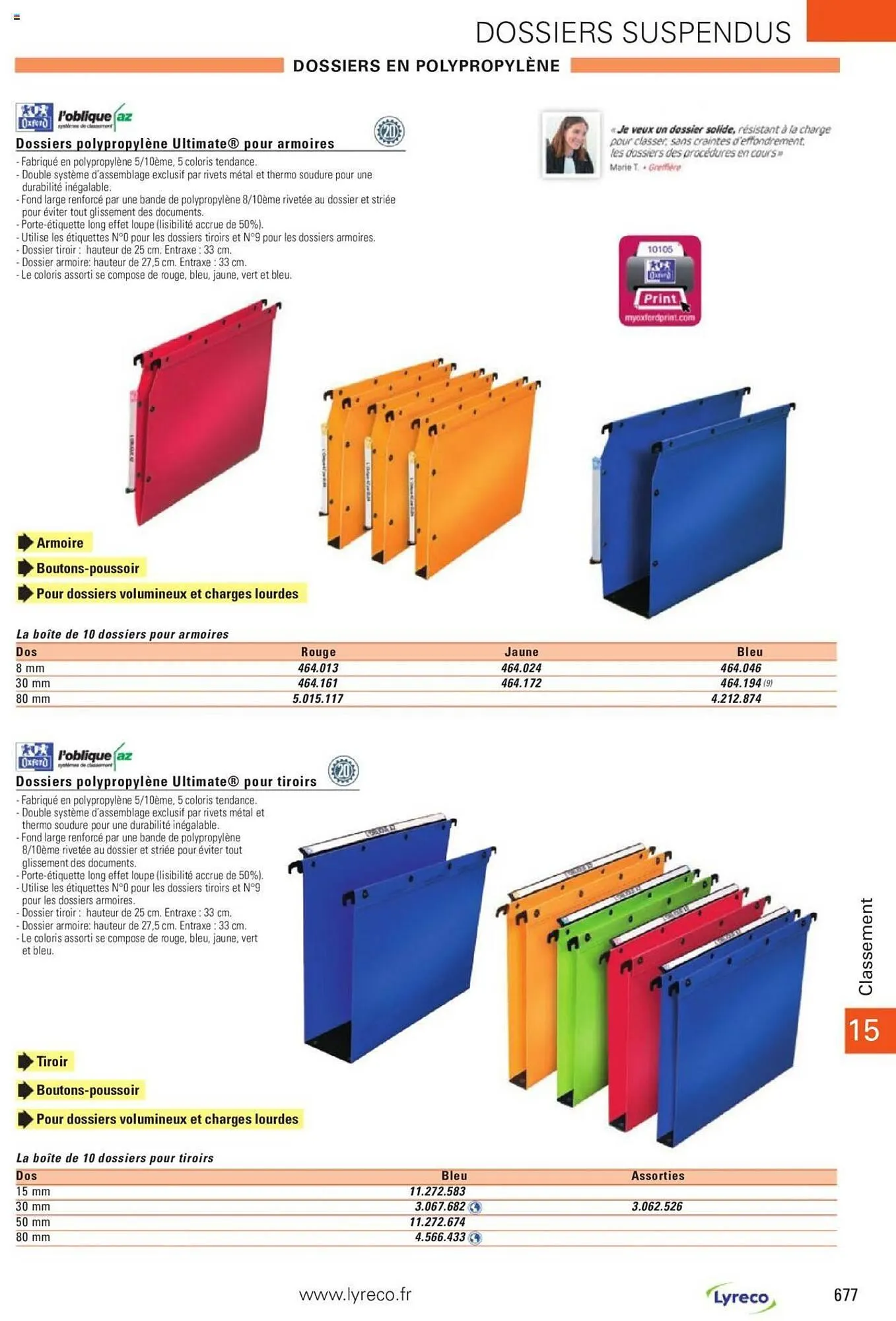 Catalogue Lyreco du 15 mai au 31 décembre 2023 - Catalogue page 677