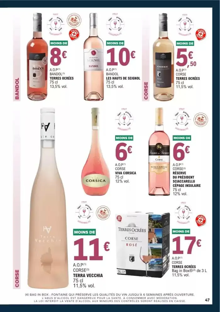 GUIDES DES VINS 2024/2025 du 1 avril au 31 décembre 2025 - Catalogue page 69