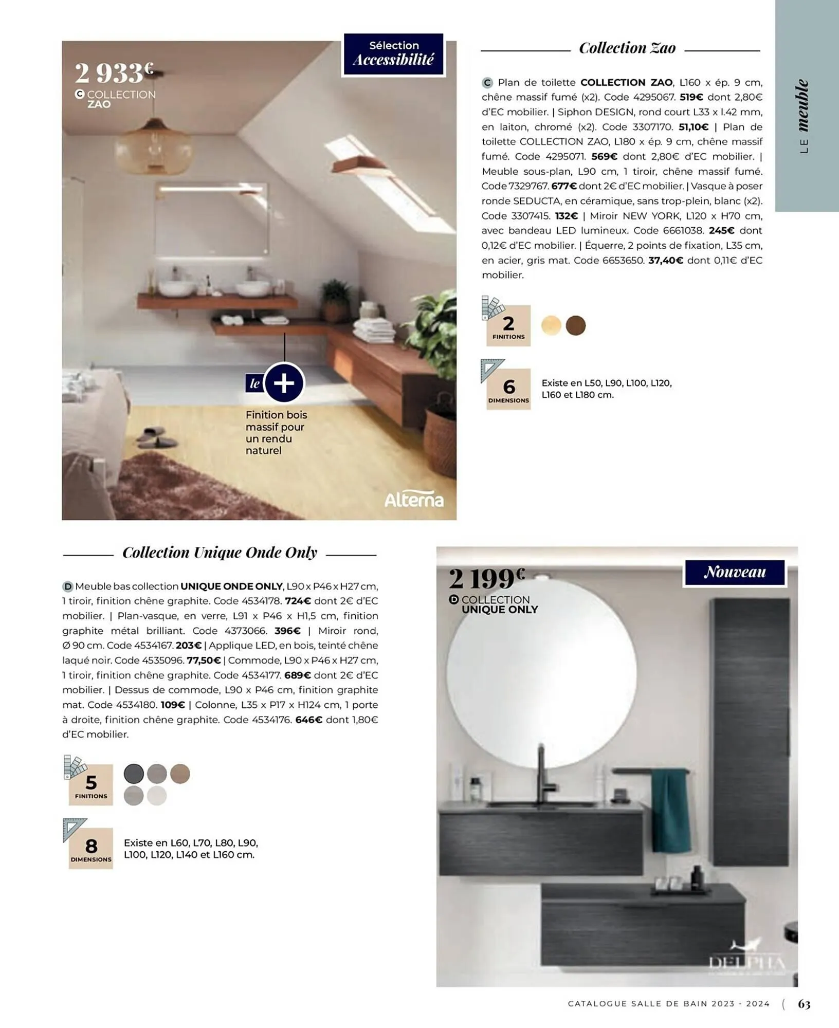 Catalogue Cedeo du 6 juillet au 31 décembre 2023 - Catalogue page 63
