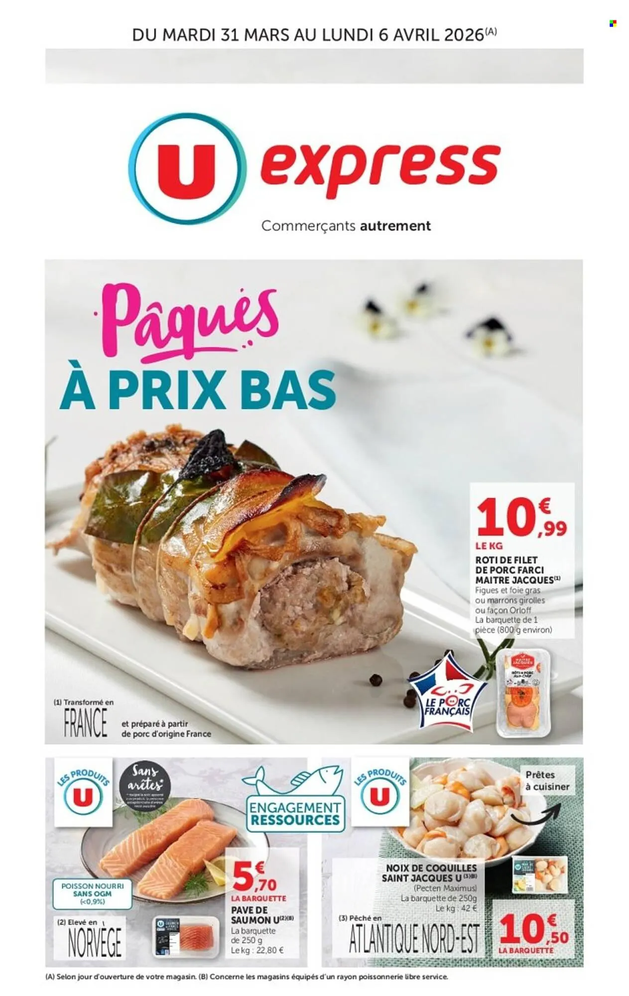 Catalogue U Express du 31 mars au 6 avril 2026 - Catalogue page 1