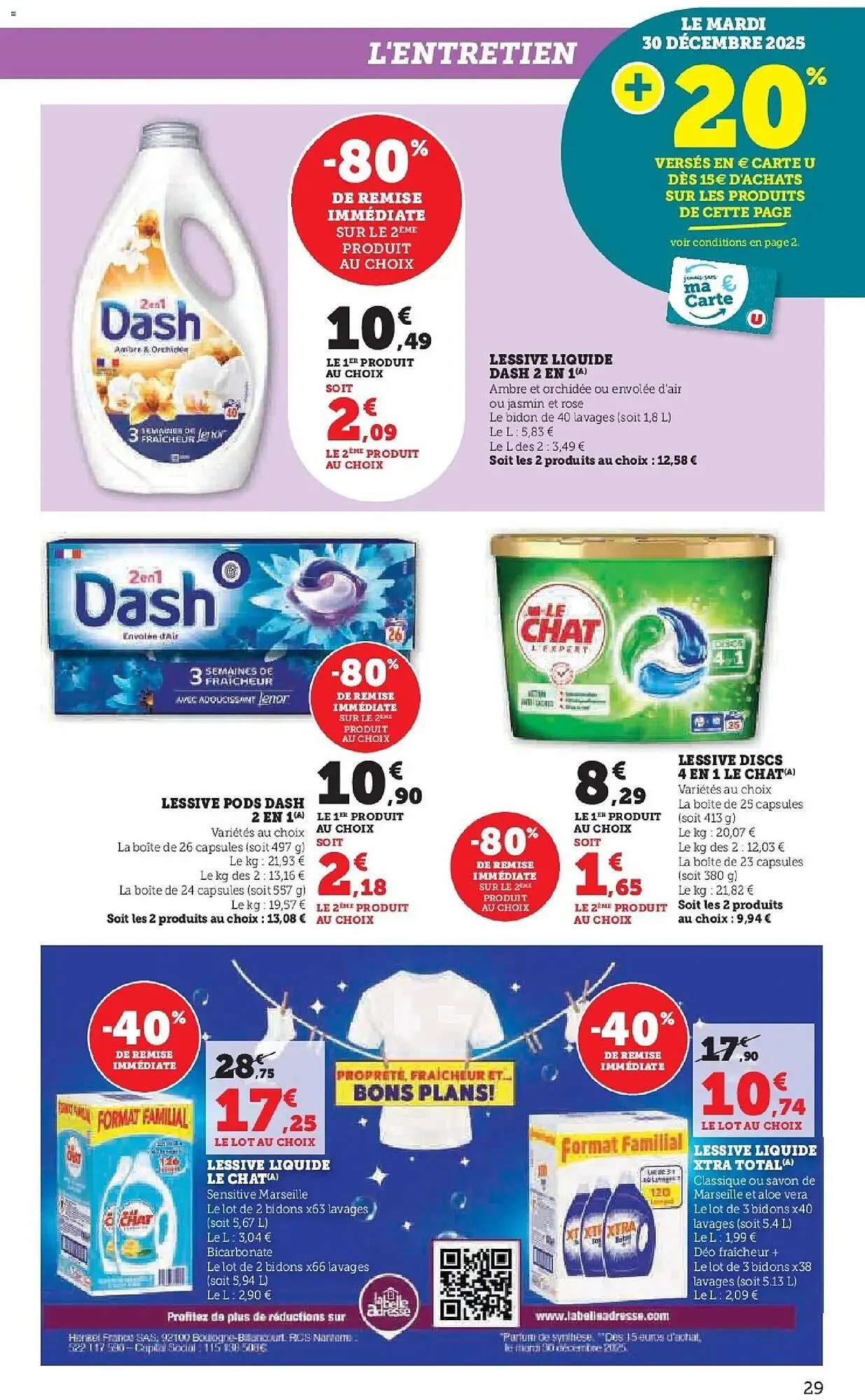 Catalogue Hyper U du 27 décembre au 11 janvier 2026 - Catalogue page 29