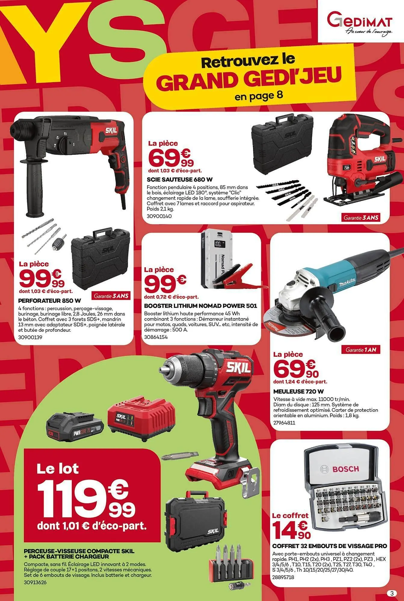 Catalogue Gedimat du 6 mai au 23 mai 2026 - Catalogue page 3