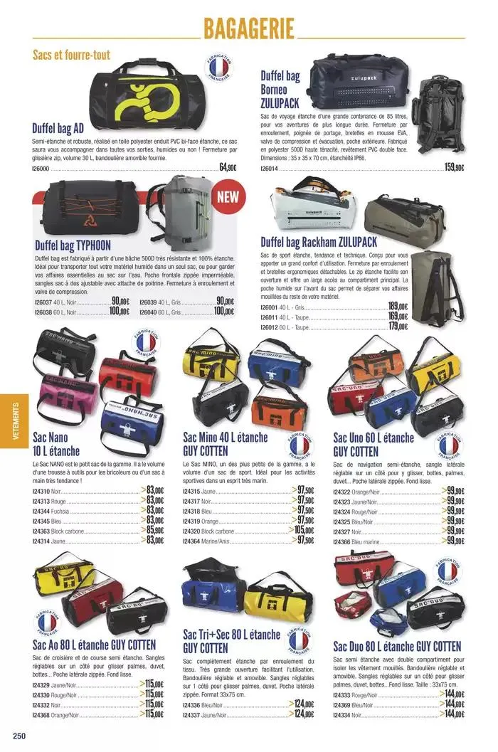 Catalogue Accastillage Diffusion 2025 du 1 janvier au 31 décembre 2025 - Catalogue page 252