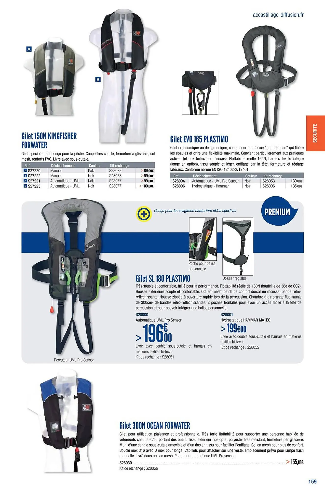 Catalogue Accastillage Diffusion du 1 mars au 31 décembre 2023 - Catalogue page 161