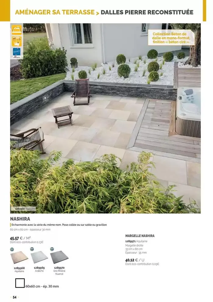 Aménagements Extérieurs 2025 du 30 avril au 31 décembre 2025 - Catalogue page 54