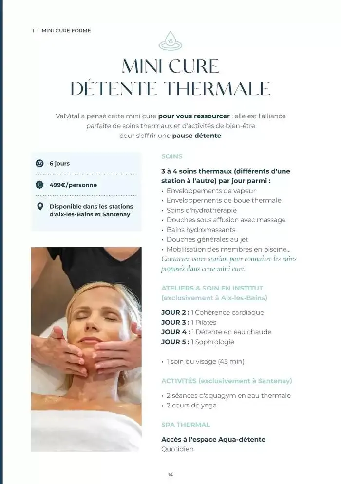  Mini Cures 2025 du 11 février au 31 décembre 2025 - Catalogue page 14