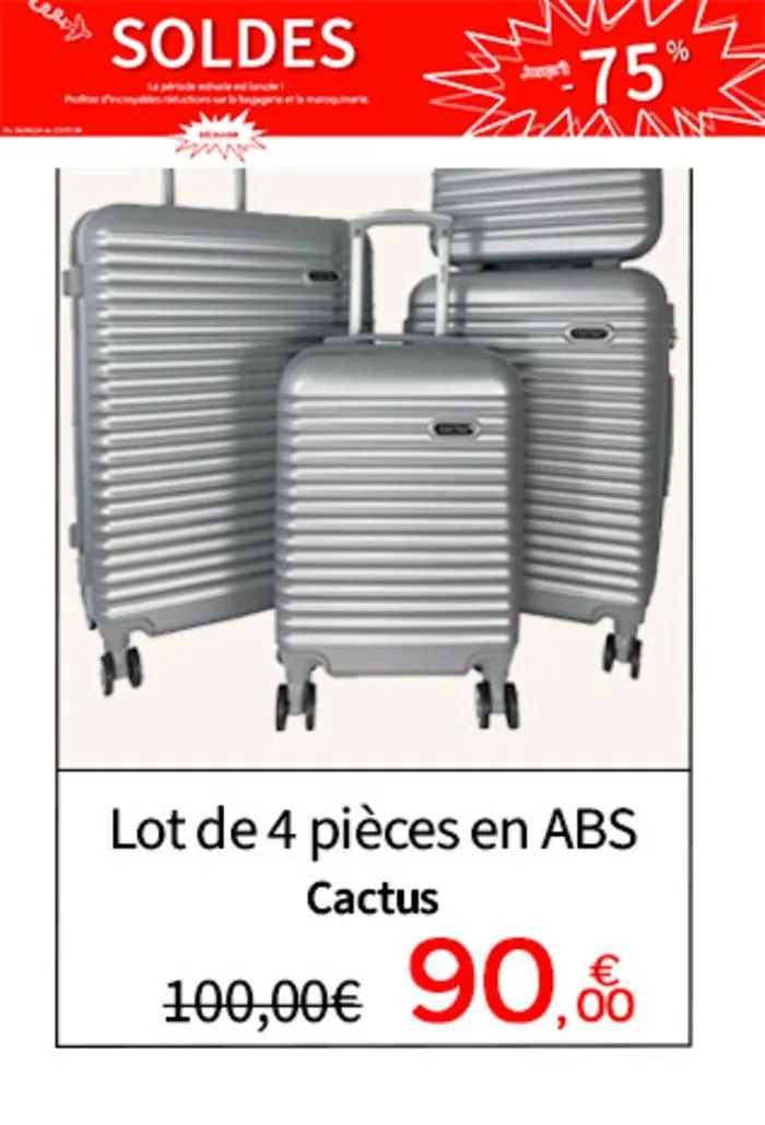 SOLDES jusquà -75 % - 1