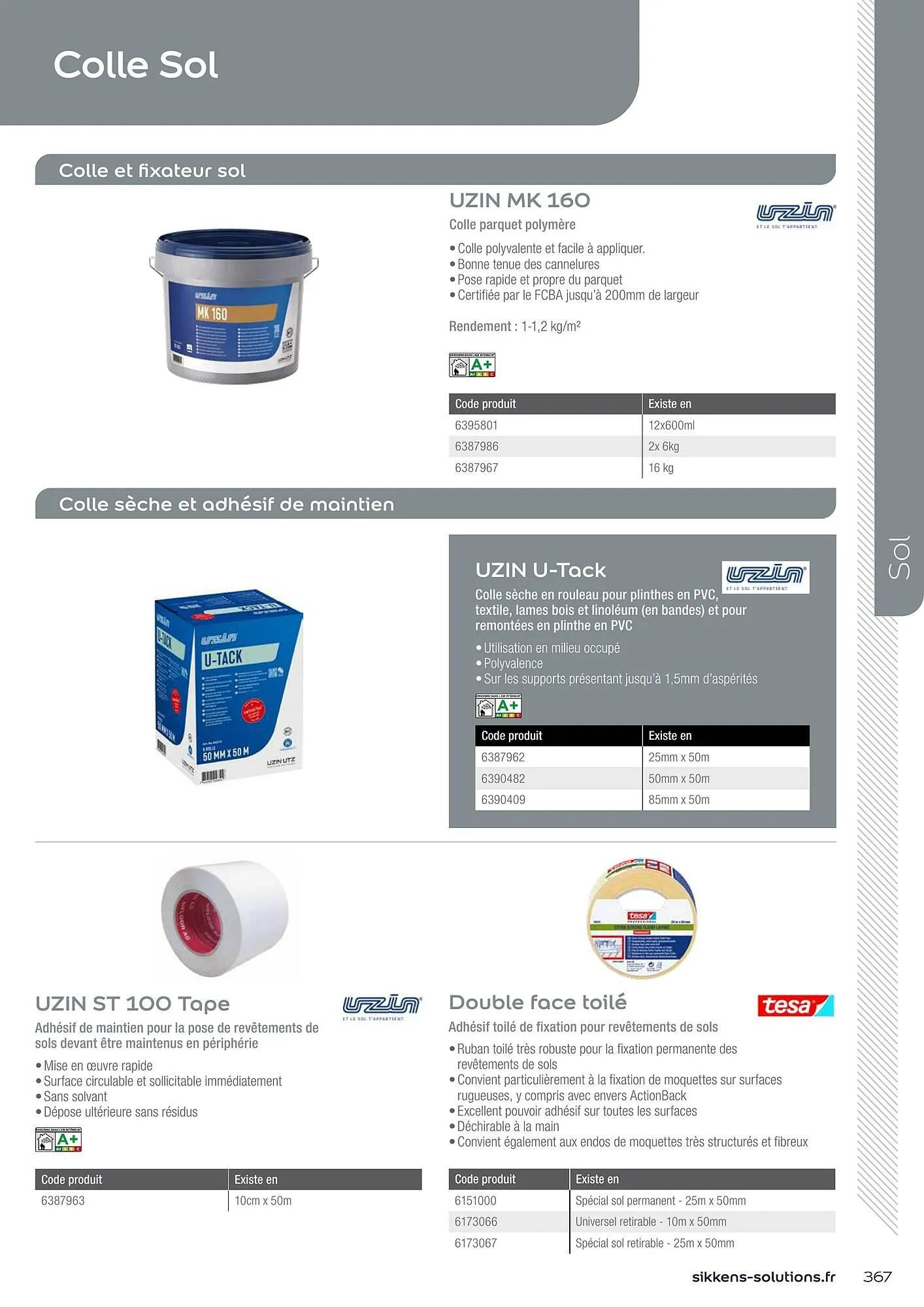Catalogue Sikkens Solution du 8 janvier au 28 décembre 2025 - Catalogue page 367