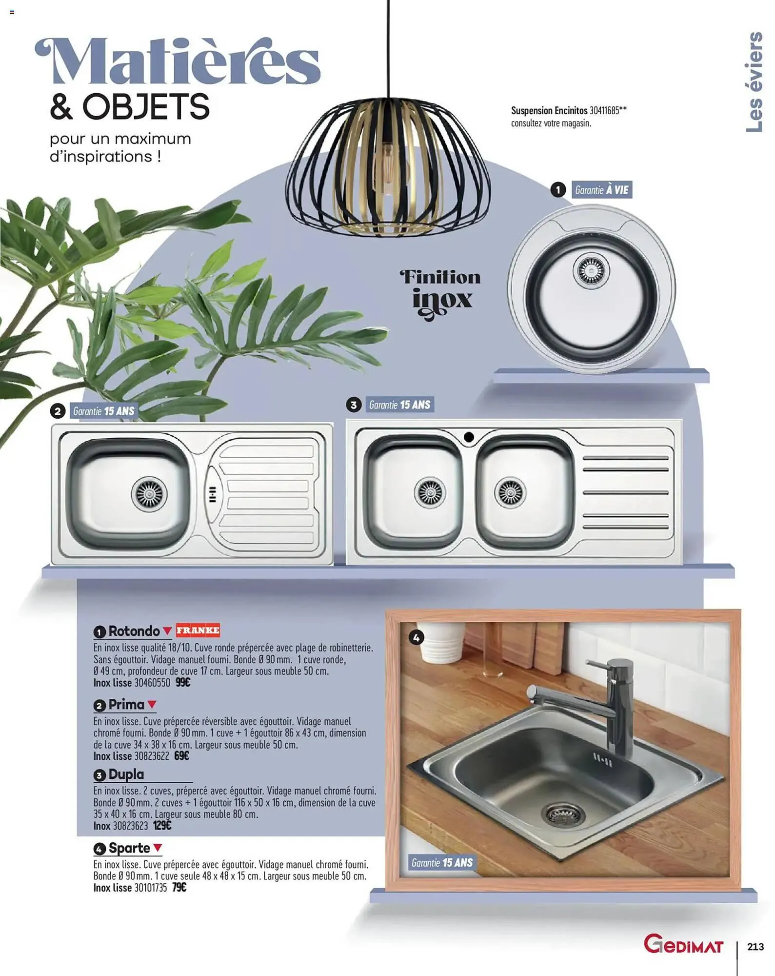 Catalogue Gedimat du 1 avril au 30 avril 2026 - Catalogue page 213