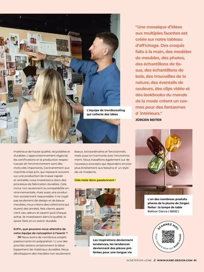 LE MAGAZINE POUR LES ENTHOUSIASTES DU DESIGN du 6 février au 31 décembre 2025 - Catalogue page 91