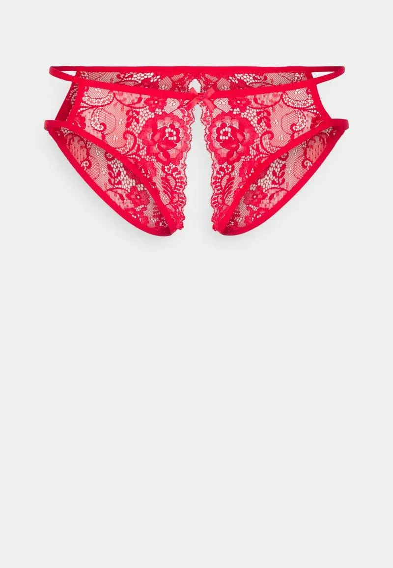 PETITE FLEUR GOLD BY LASCANA THONG OUVERT - String - red