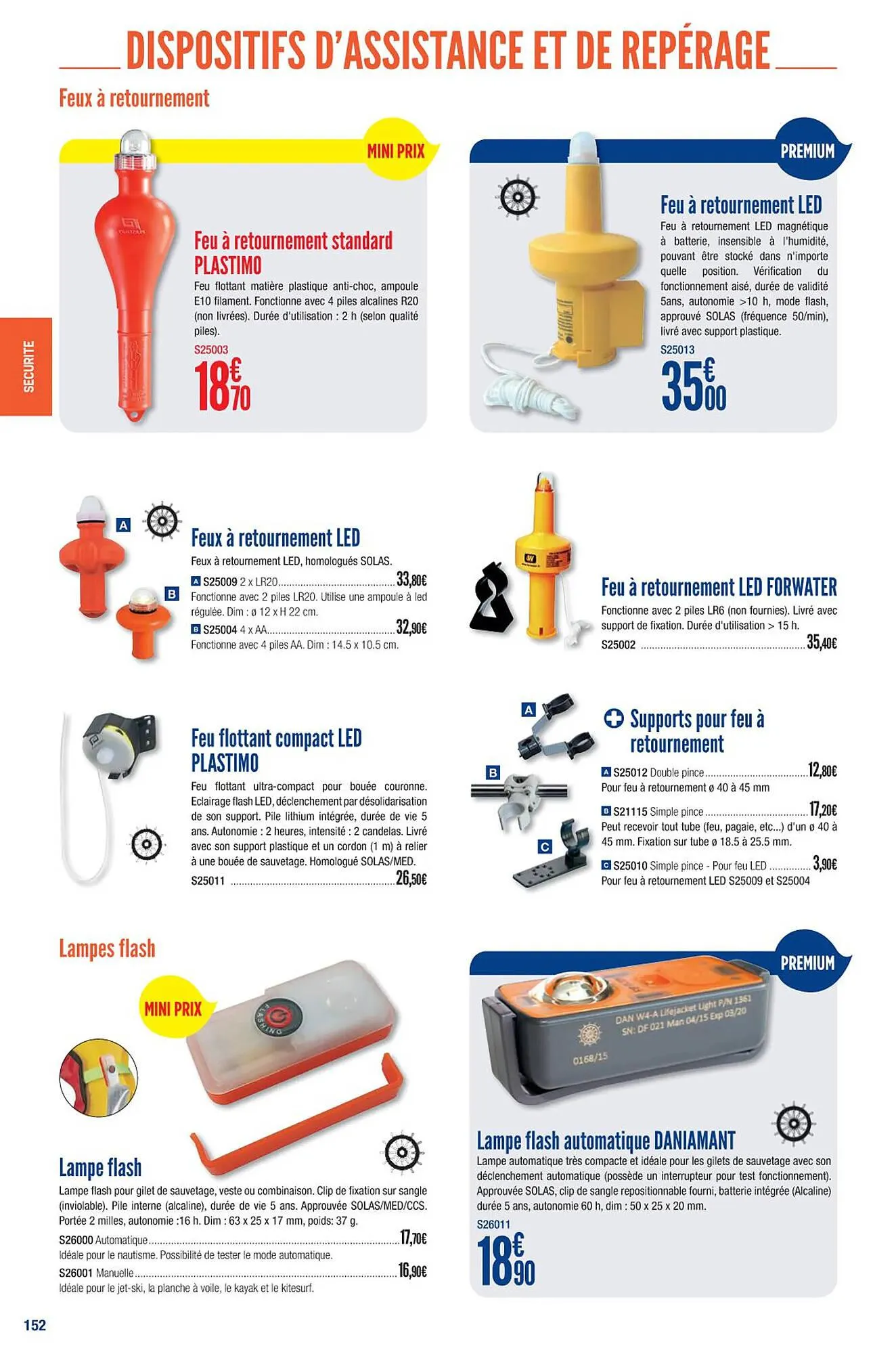 Catalogue Accastillage Diffusion du 1 mars au 31 décembre 2023 - Catalogue page 154