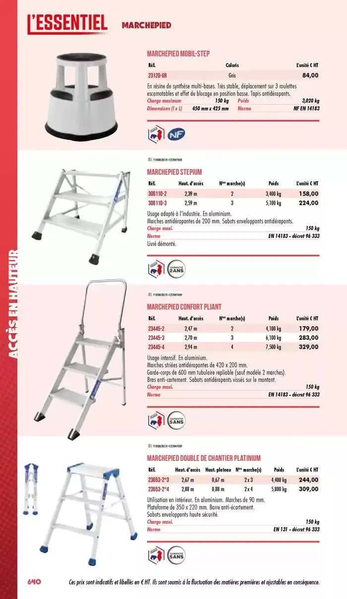 Essentiel Industrie 2025 du 3 janvier au 31 décembre 2025 - Catalogue page 642