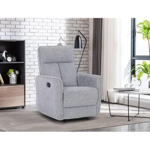 Fauteuil relax manuel JOY tissu gris