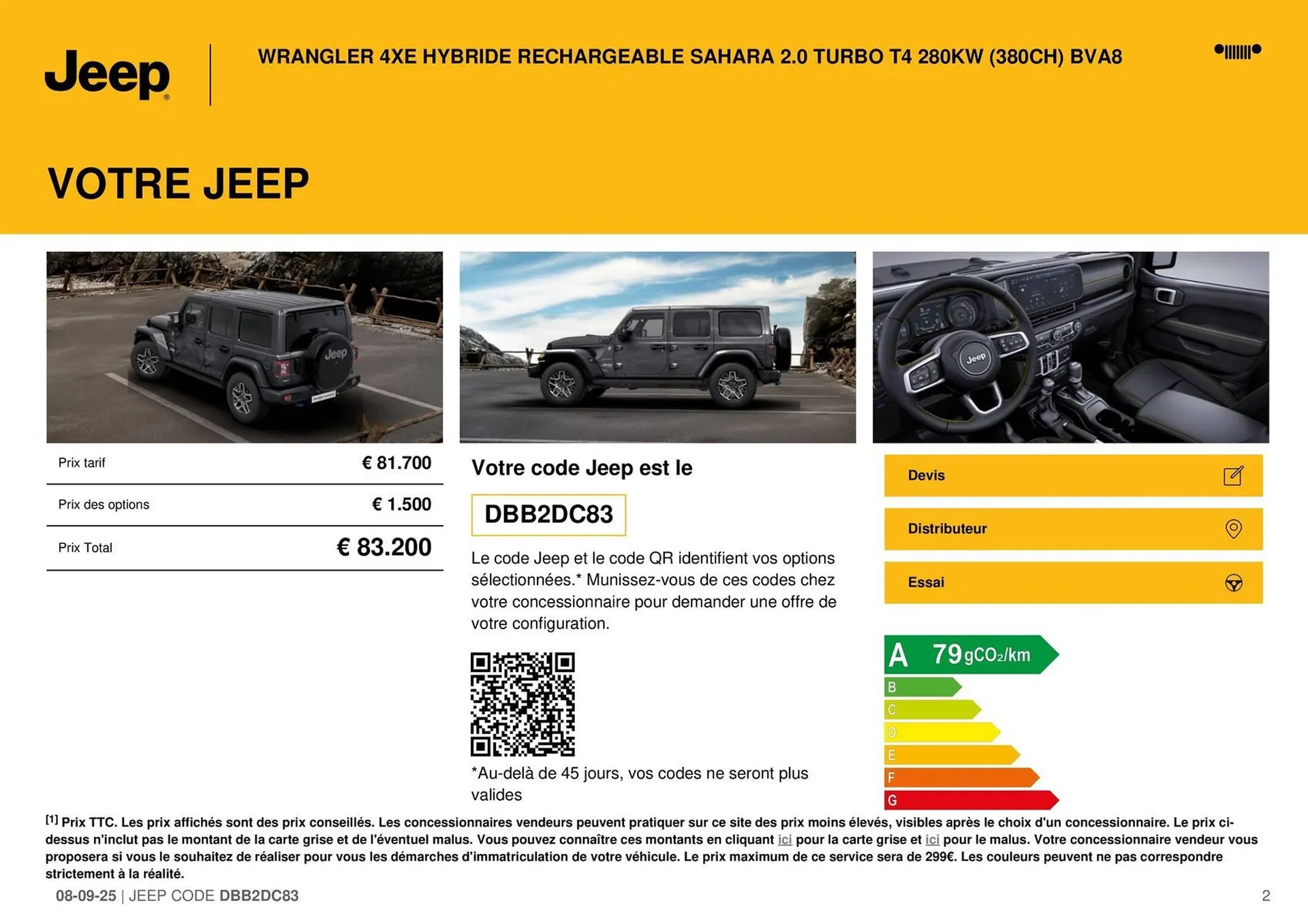Catalogue Jeep du 10 septembre au 10 septembre 2026 - Catalogue page 2