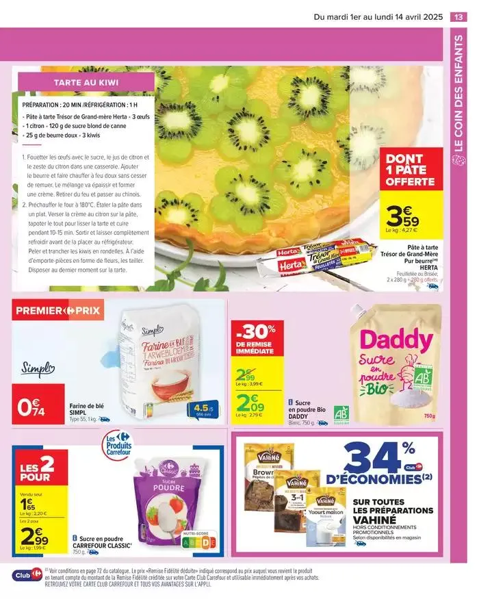 LE COIN DES ENFANTS du 1 avril au 14 avril 2025 - Catalogue page 15