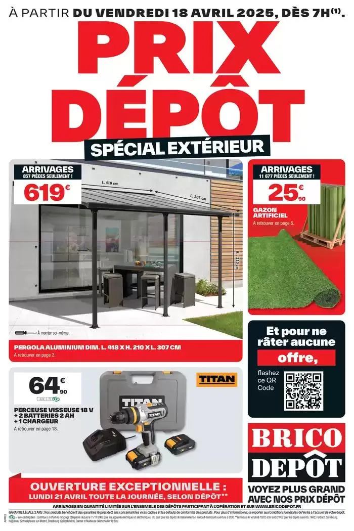 Spécial extérieur ! du 18 avril au 1 mai 2025 - Catalogue page 1