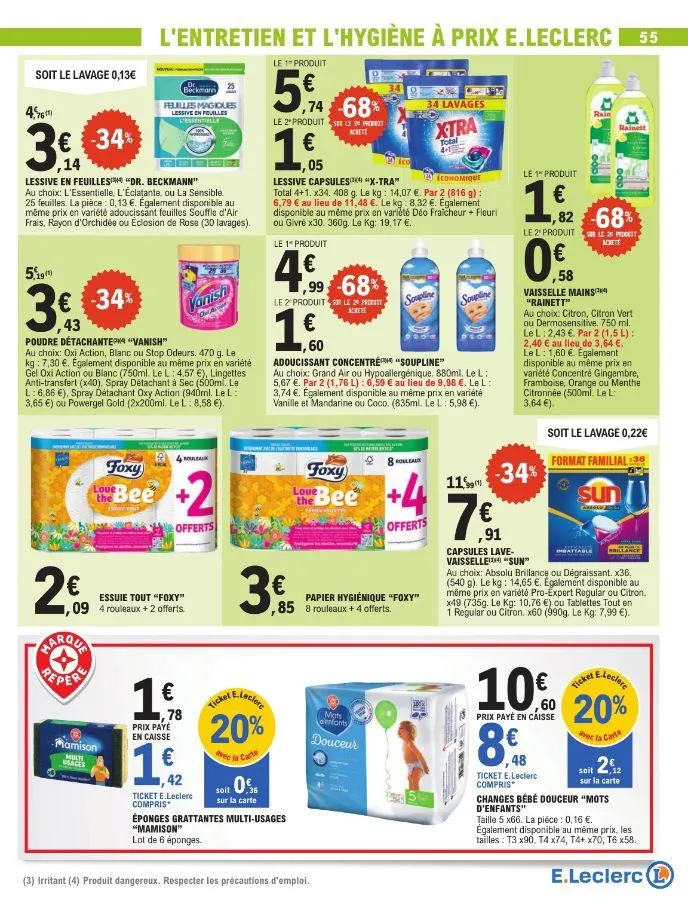 E. Leclerc du 13 mai au 24 mai 2025 - Catalogue page 55