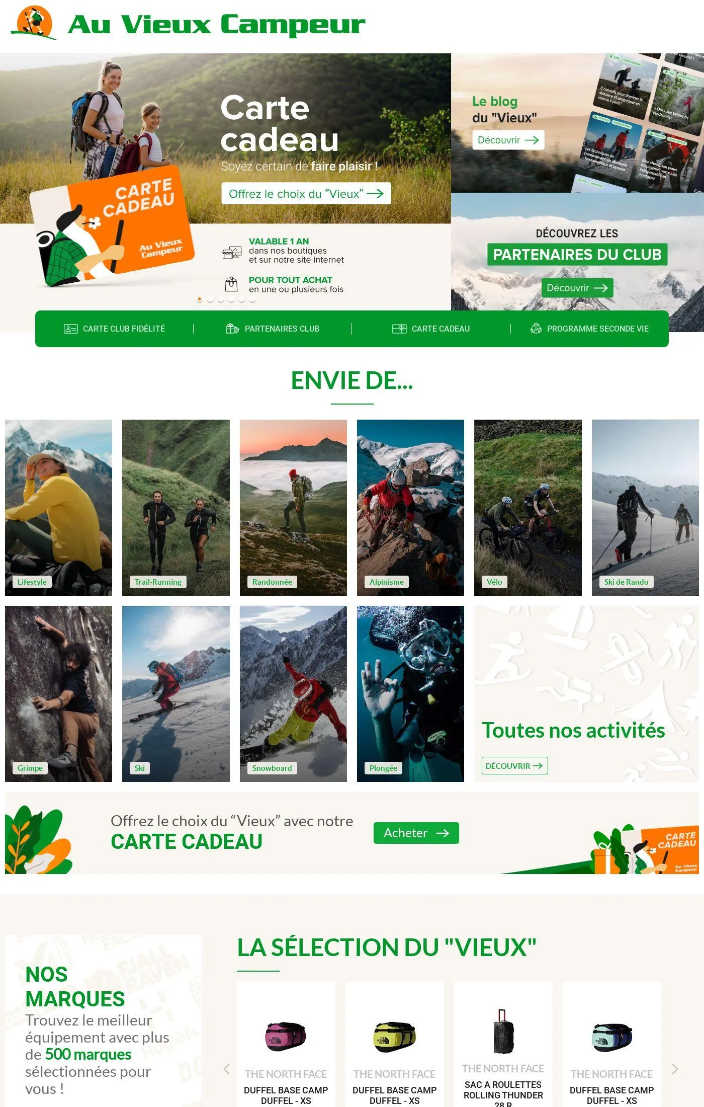 Au Vieux Campeur Catalogue actuel - 1