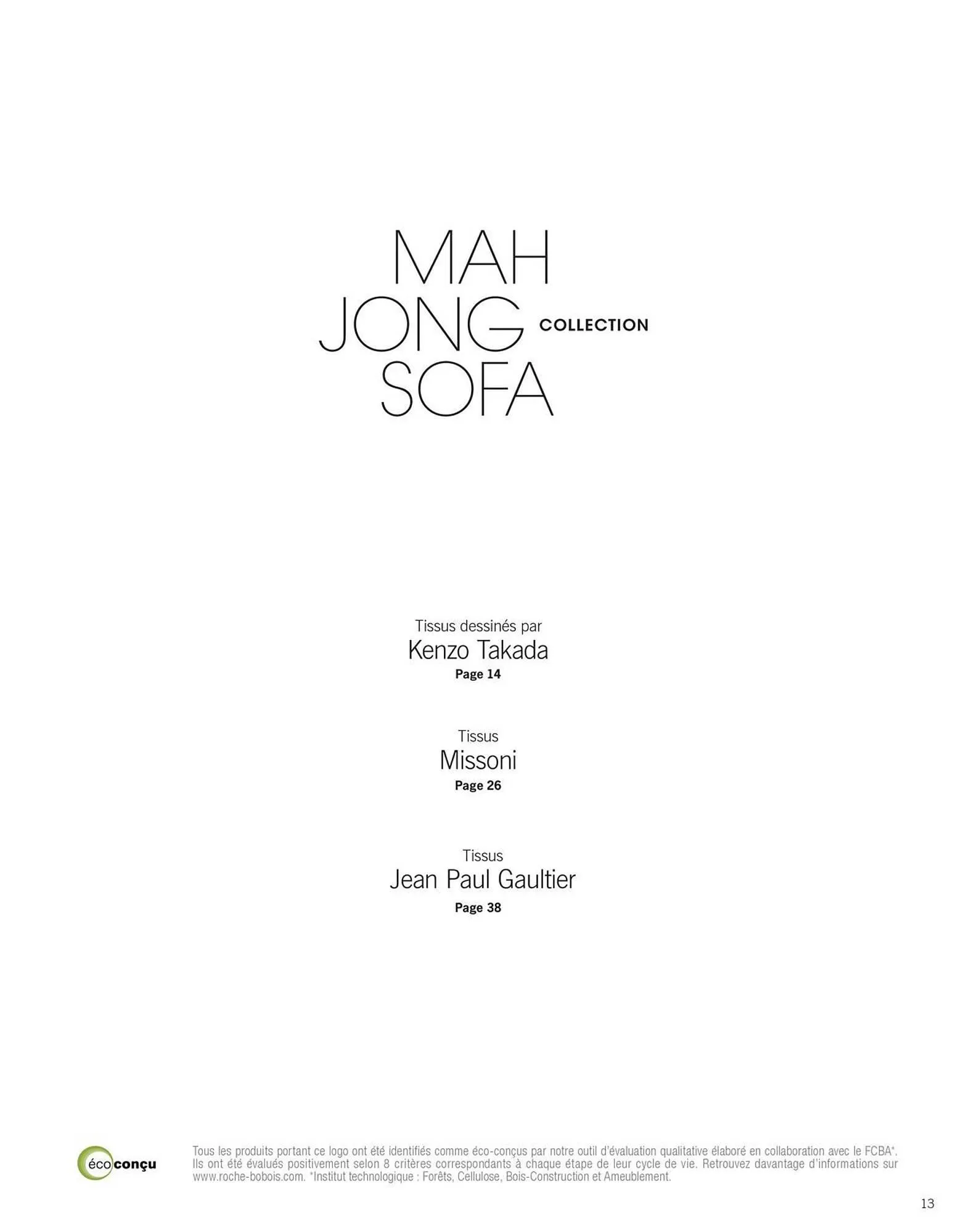 Catalogue Roche Bobois du 5 janvier au 31 janvier 2026 - Catalogue page 13