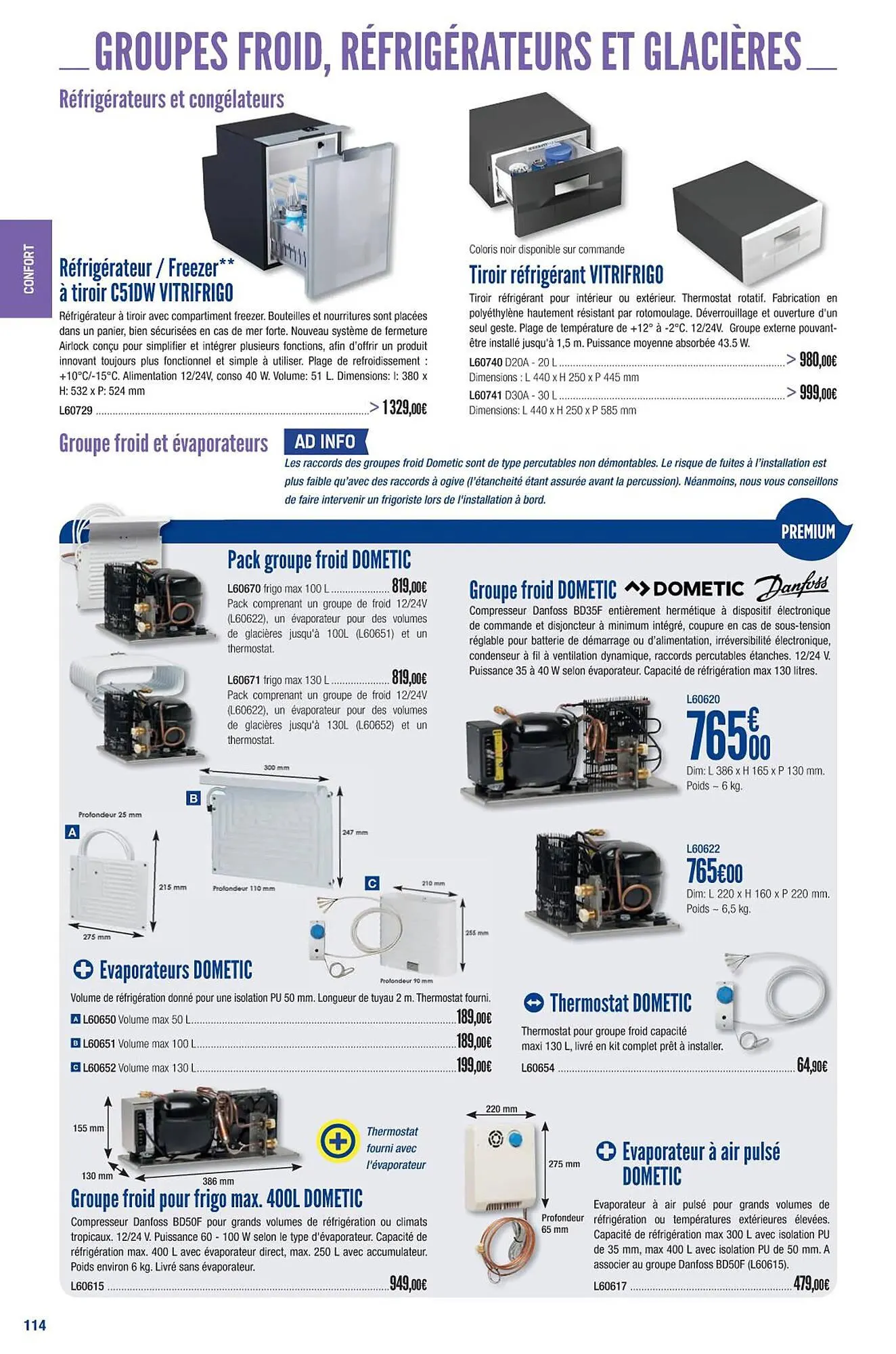 Catalogue Accastillage Diffusion du 1 mars au 31 décembre 2023 - Catalogue page 116