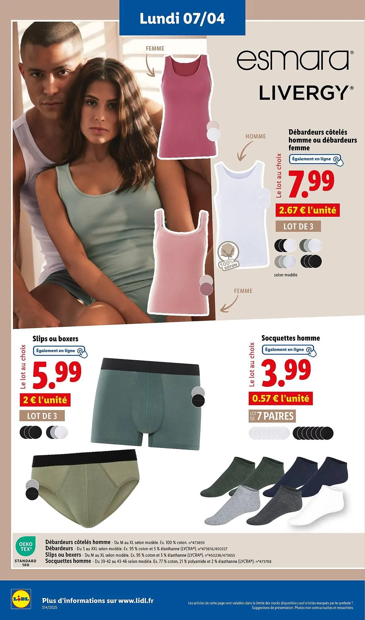 Catalogue Lidl du 3 avril au 9 avril 2025 - Catalogue page 56