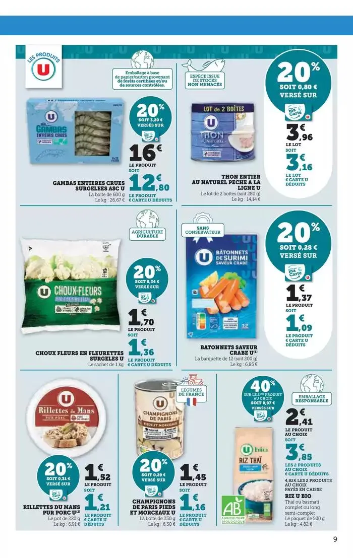Catalogue U Express du 25 mars au 6 avril 2025 - Catalogue page 9