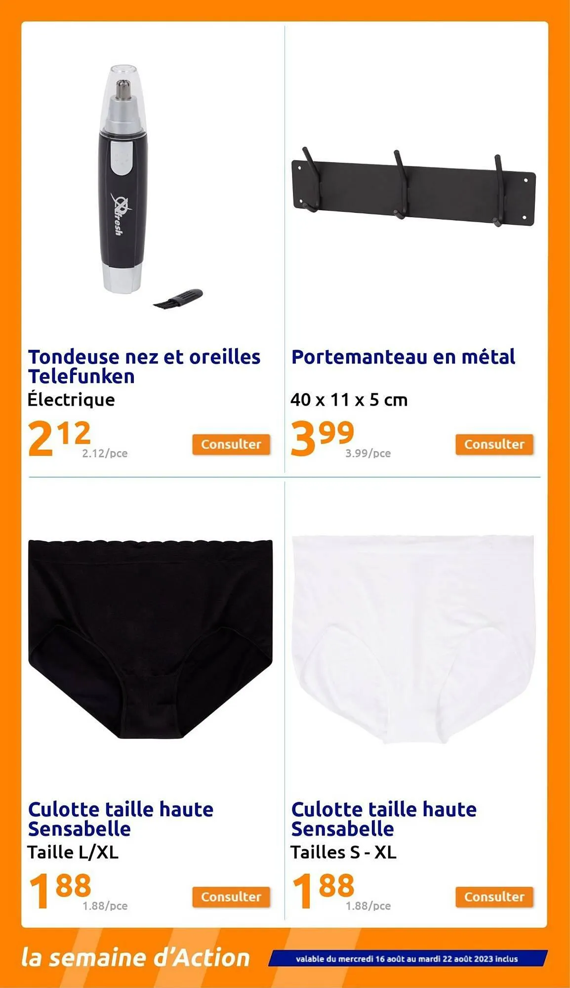 Catalogue Action du 14 août au 27 août 2023 - Catalogue page 16