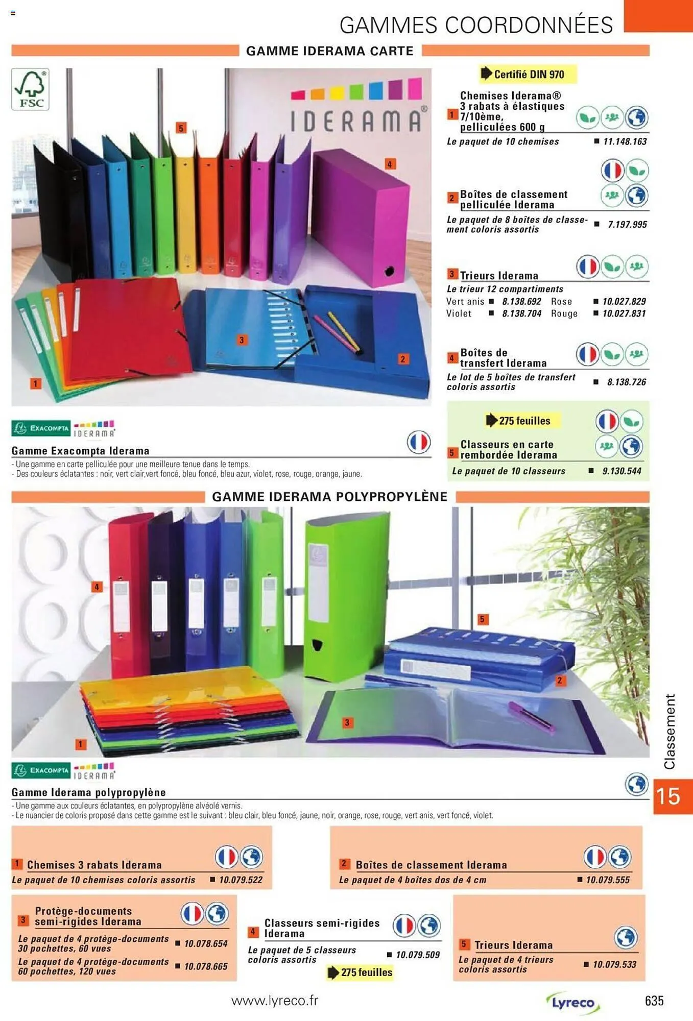 Catalogue Lyreco du 15 mai au 31 décembre 2023 - Catalogue page 635