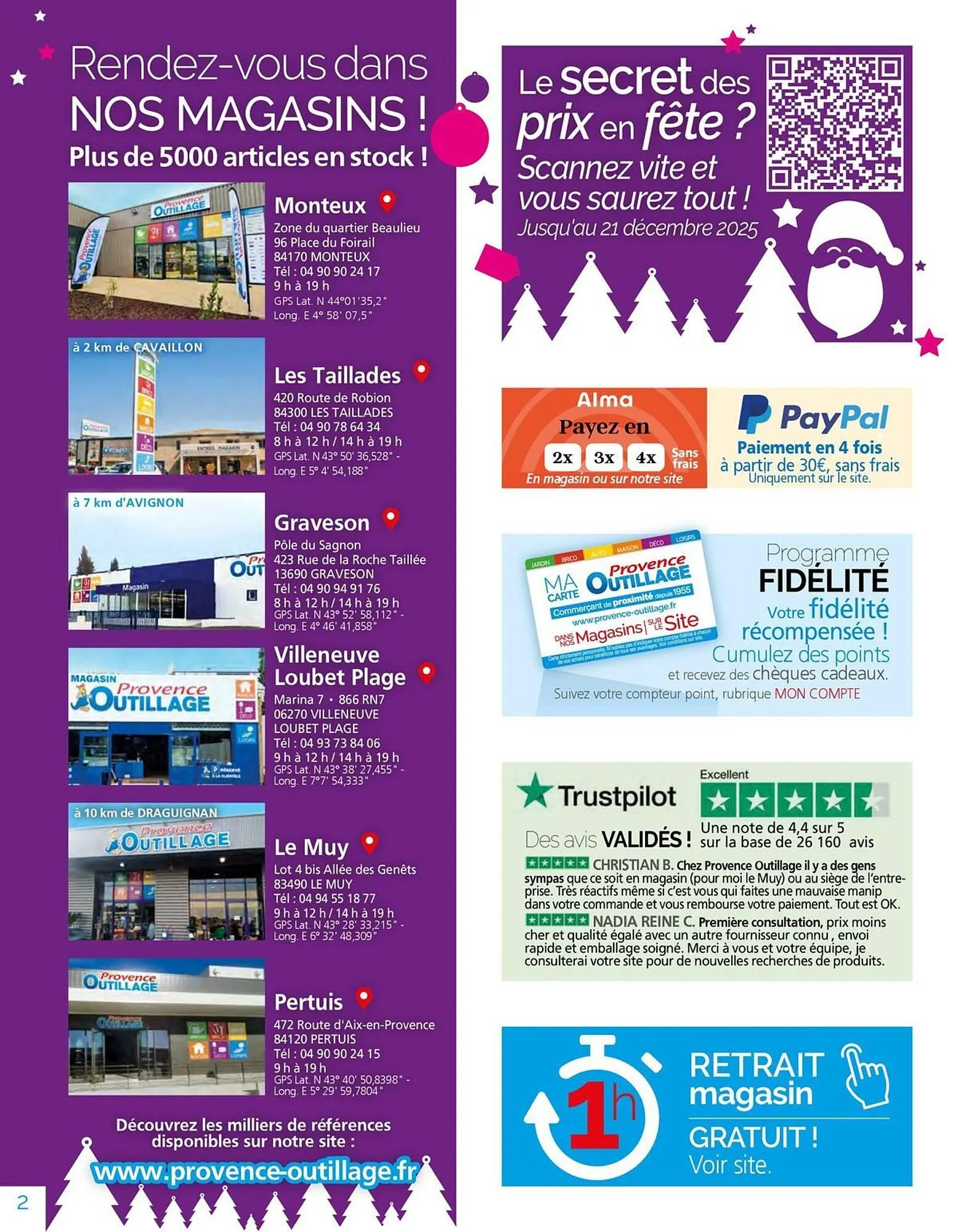 Catalogue Provence Outillage du 24 novembre au 21 décembre 2025 - Catalogue page 2