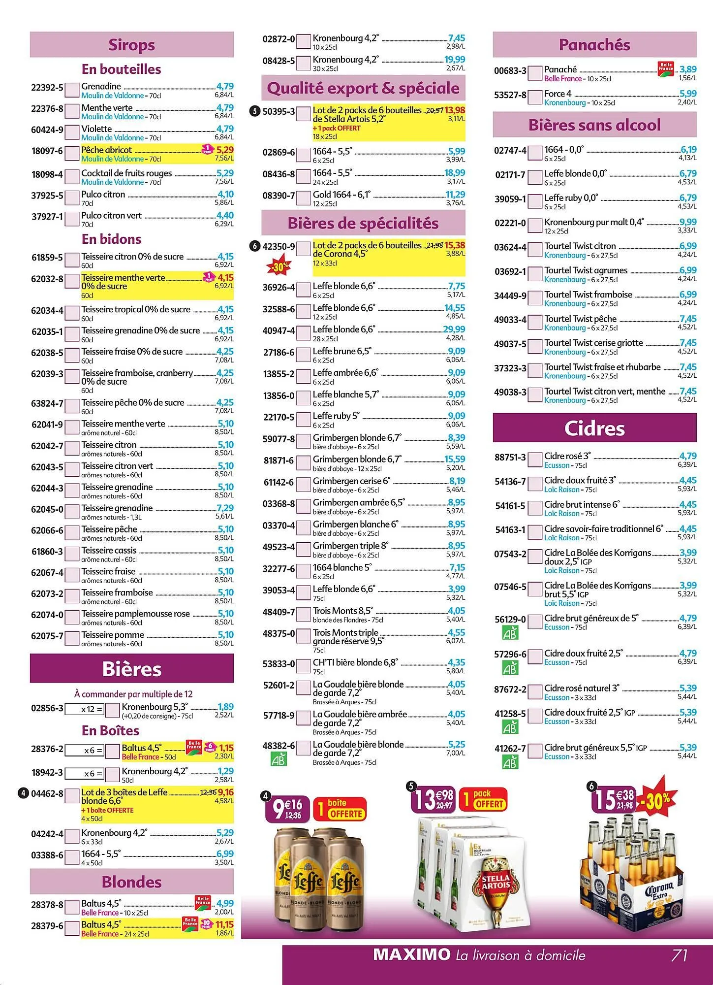Catalogue Maximo du 30 mars au 23 avril 2026 - Catalogue page 71