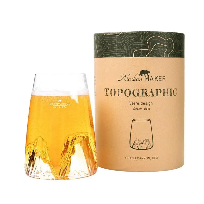 Verre design Grand Canyon 450ml Topographic Alaskan Maker