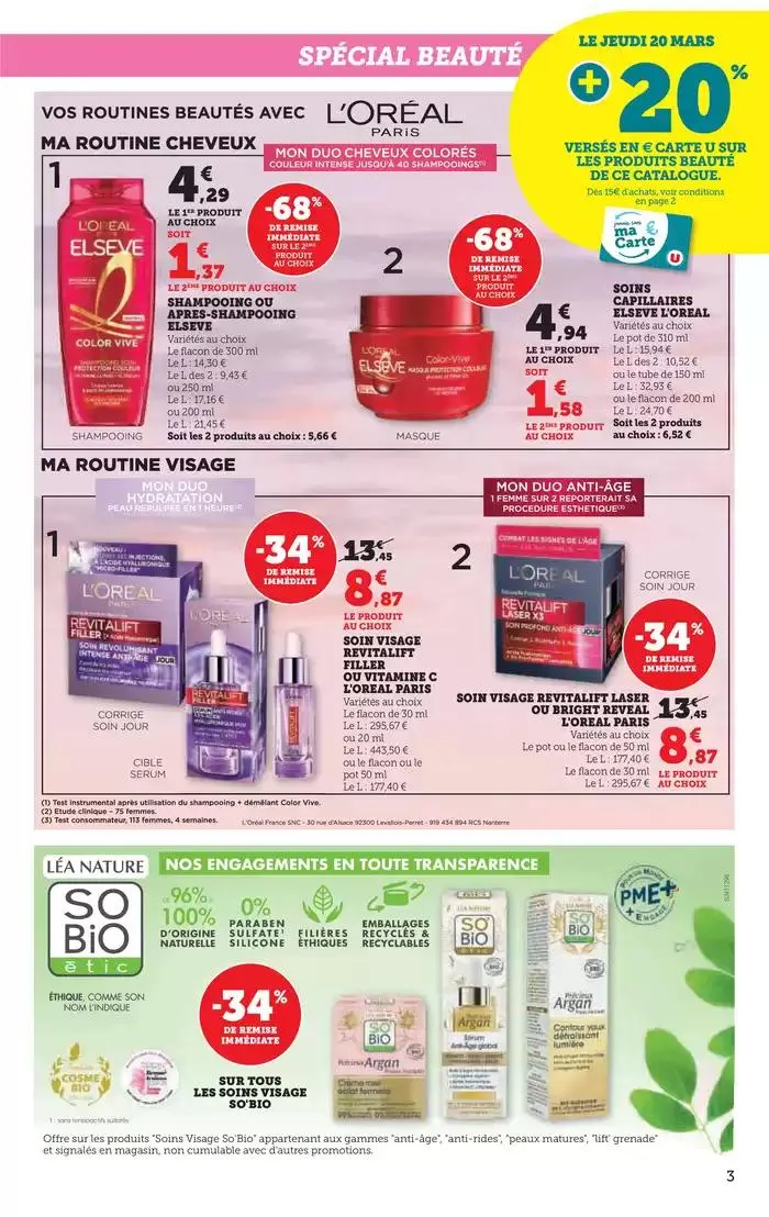 Spécial Beauté du 18 mars au 30 mars 2025 - Catalogue page 3