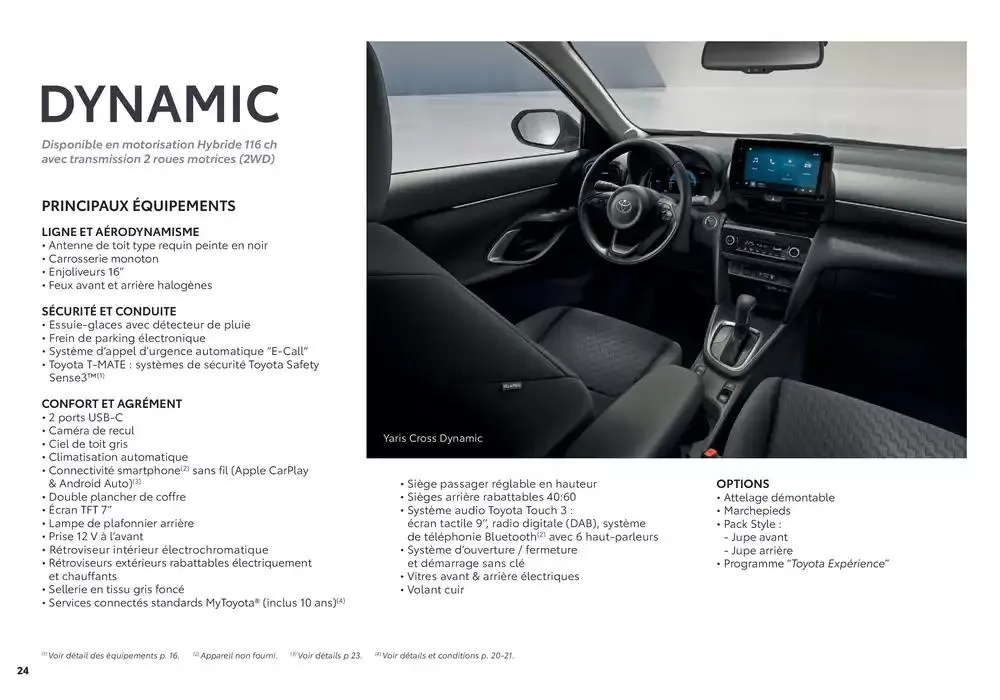 Toyota Yaris Cross  du 27 mars au 27 mars 2026 - Catalogue page 24