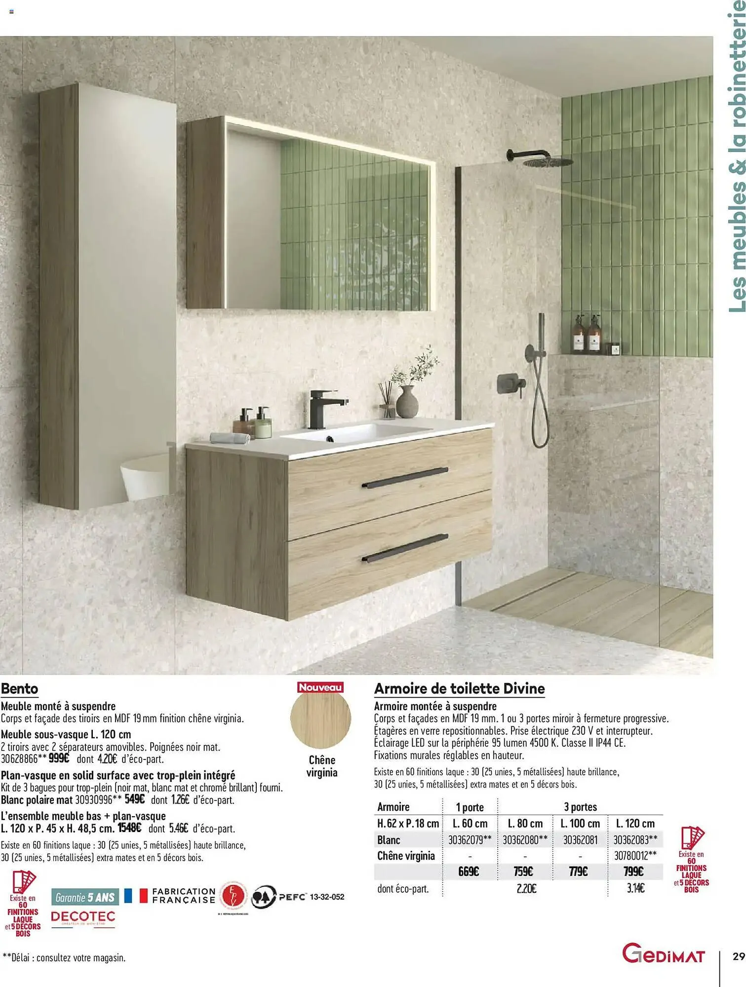 Catalogue Gedimat du 1 avril au 30 avril 2026 - Catalogue page 29