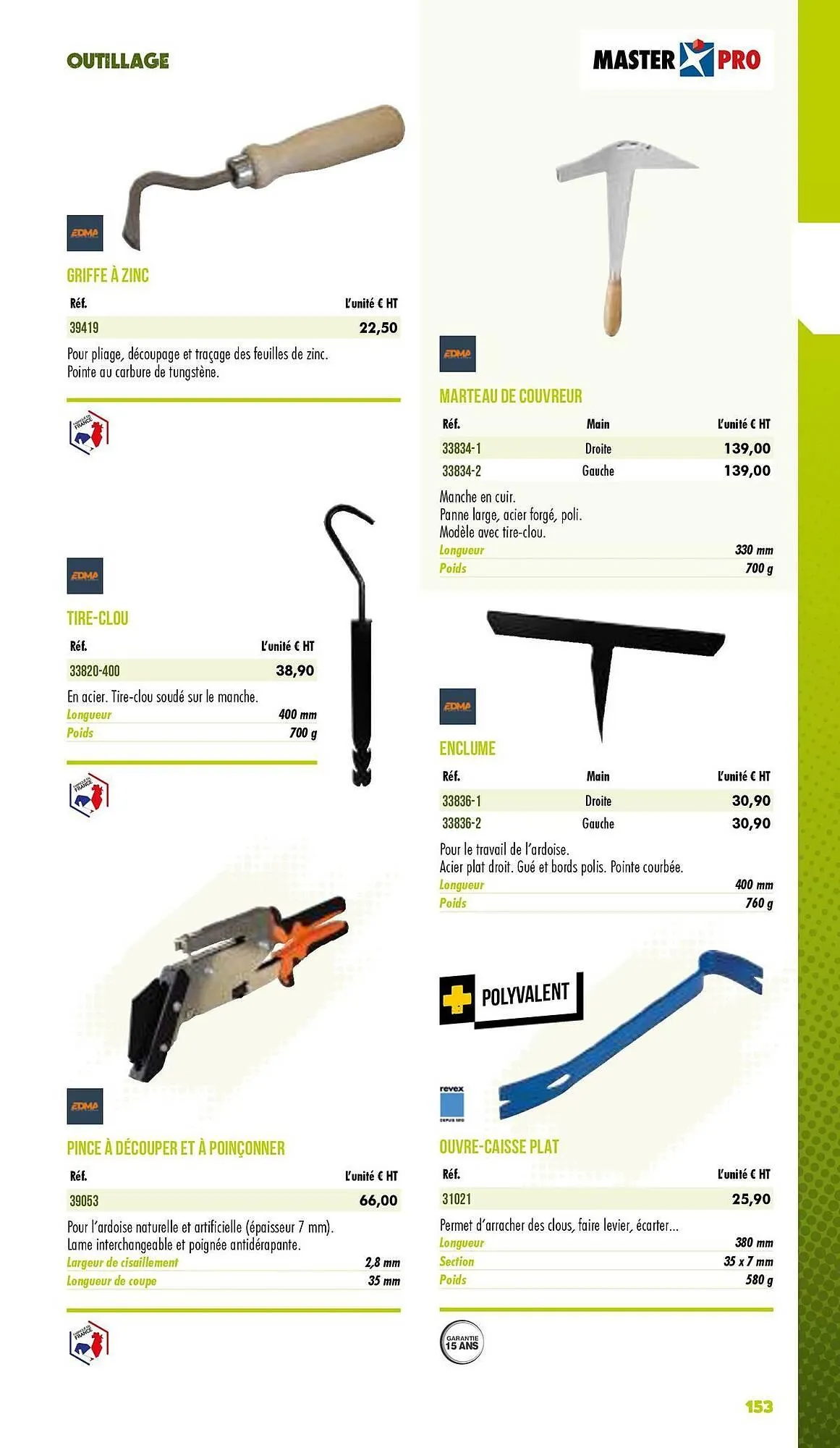 Catalogue Master Pro du 3 janvier au 31 décembre 2025 - Catalogue page 155