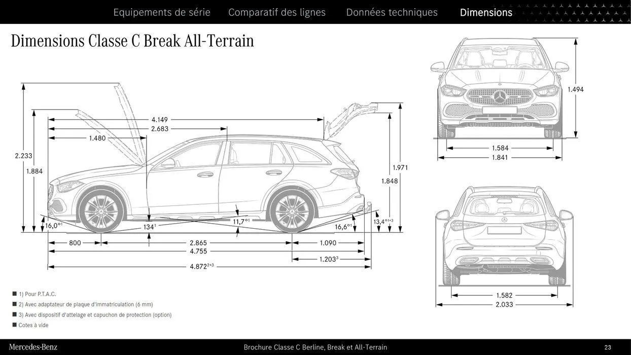 Classe C Berline, Break et All Terrain du 9 septembre au 31 août 2025 - Catalogue page 23